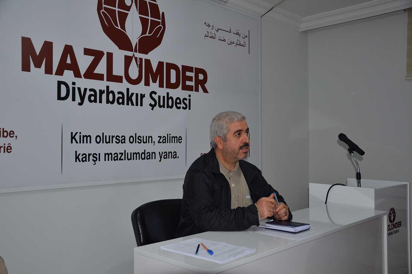 MAZLUM-DER Genel Başkan Yardımcısı Avukat Nesip Yıldırım